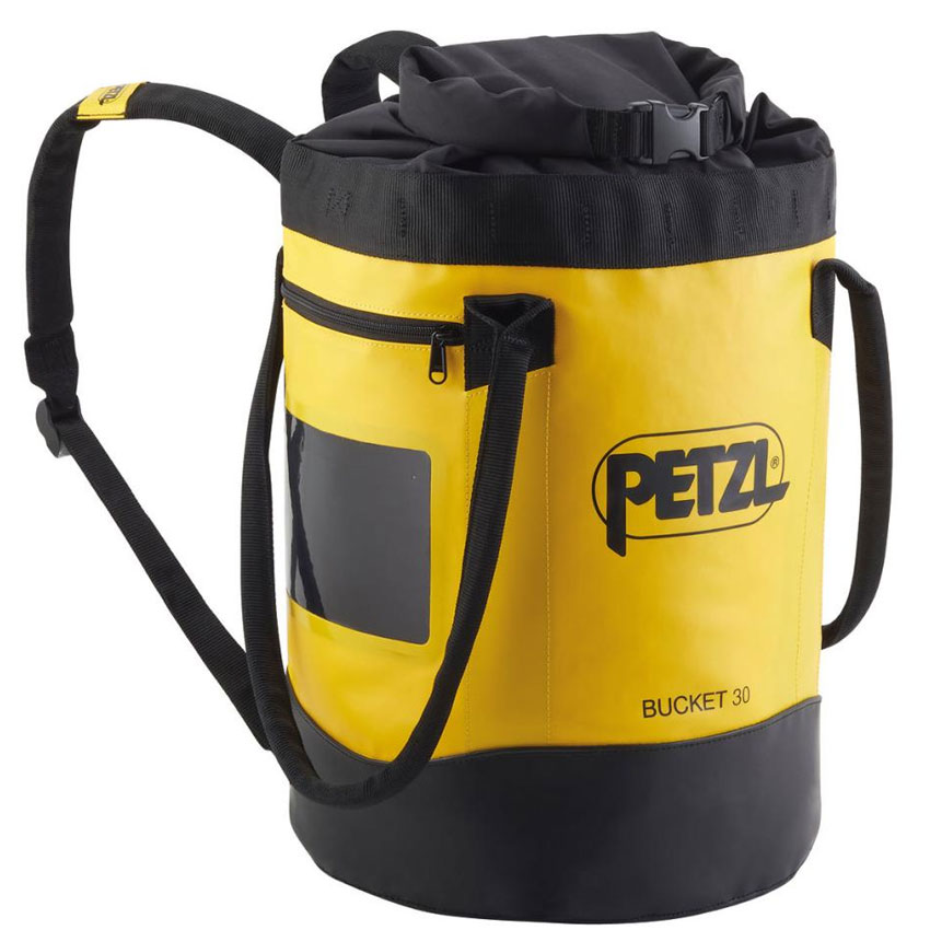 durable bag PETZL Bucket 30 yellow